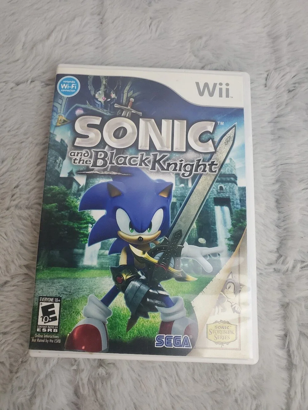 Sonic and the Black Knight (Nintendo Wii, 2009) Original Case & Manuel Works!